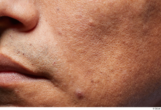HD Face Skin Moises Molina cheek lips mouth skin pores…
